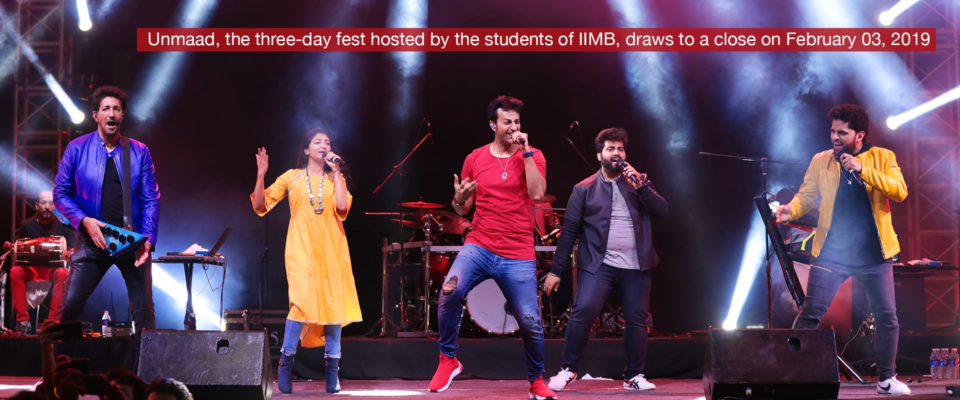 Unmaad, the three-day fest hosted by the students of IIMB, draws to a close on February 03, 2019