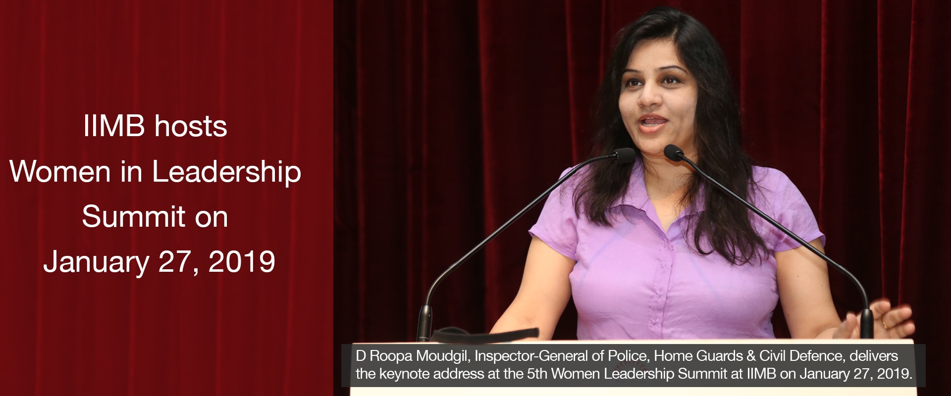 D Roopa Moudgil, Inspector-General of Police