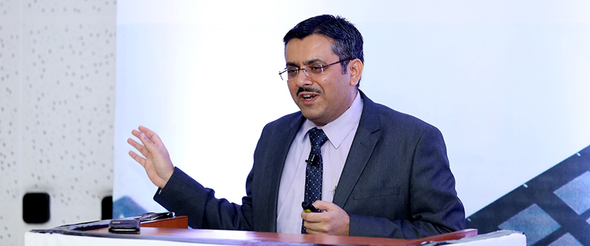 Sudhir Madhugiri, Executive Partner, Gartner Limited, at the panel on ‘Future of Boards: The Emerging Challenges of Corporate Governance’, hosted by the Centre for Corporate Governance and Citizenship (CCGC) at IIMB, on June 15, 2019.