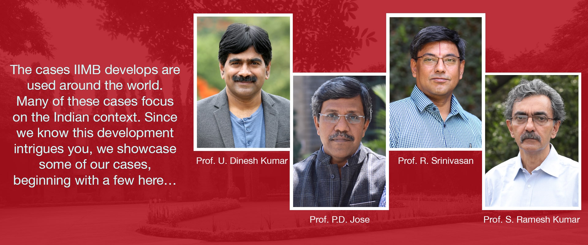 Recent Cases developed by IIMB faculty