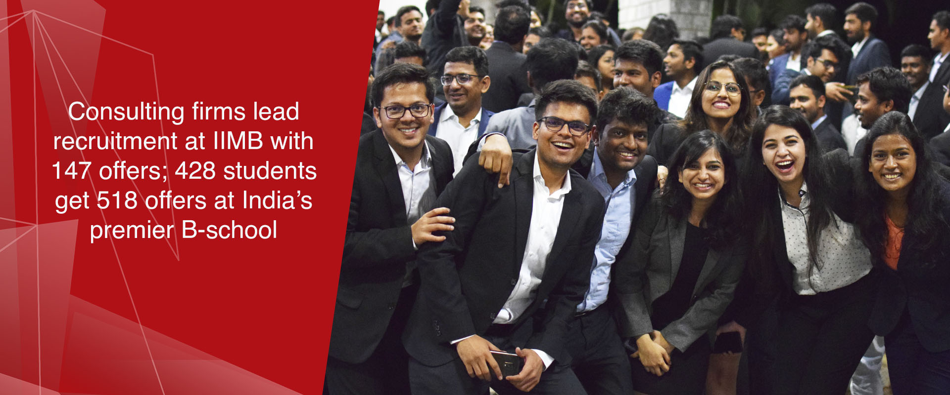 Consulting firms lead recruitment at IIMB with 147 offers