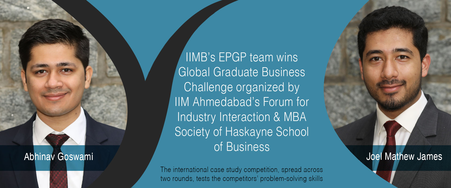 IIMB’s EPGP team wins Global Graduate Business Challenge organized by IIM Ahmedabad’s Forum for Industry Interaction & MBA Society of Haskayne School of Business