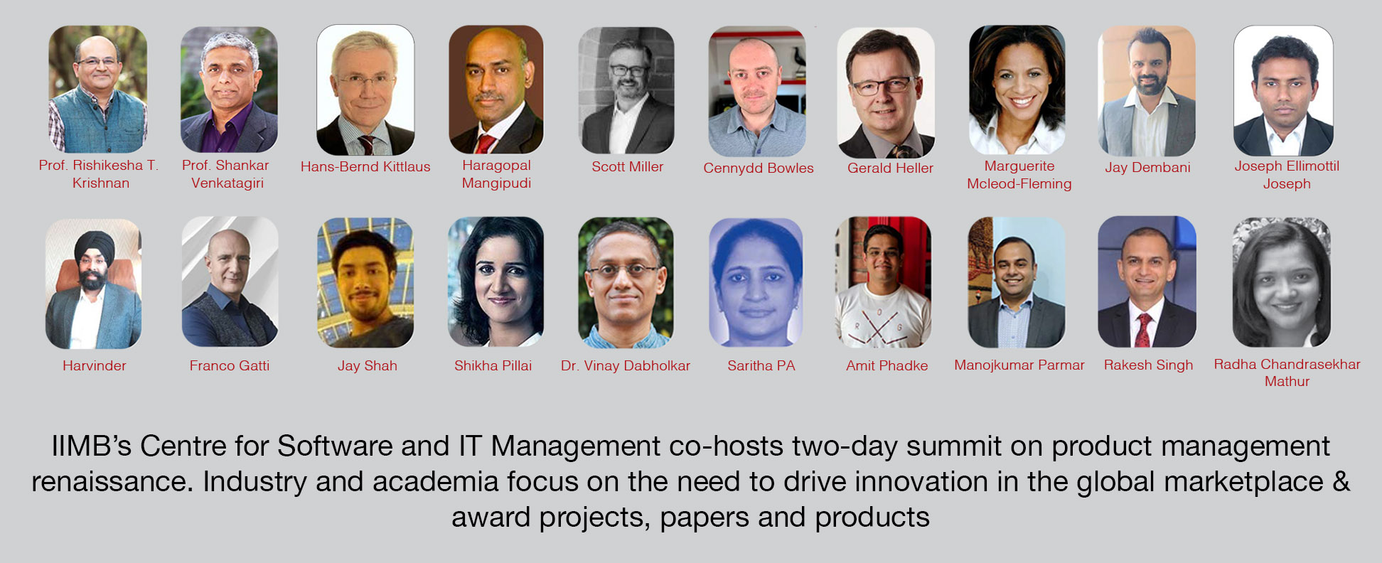 IIMB’s Centre for Software and IT Management co-hosts two-day summit on product management renaissance 
