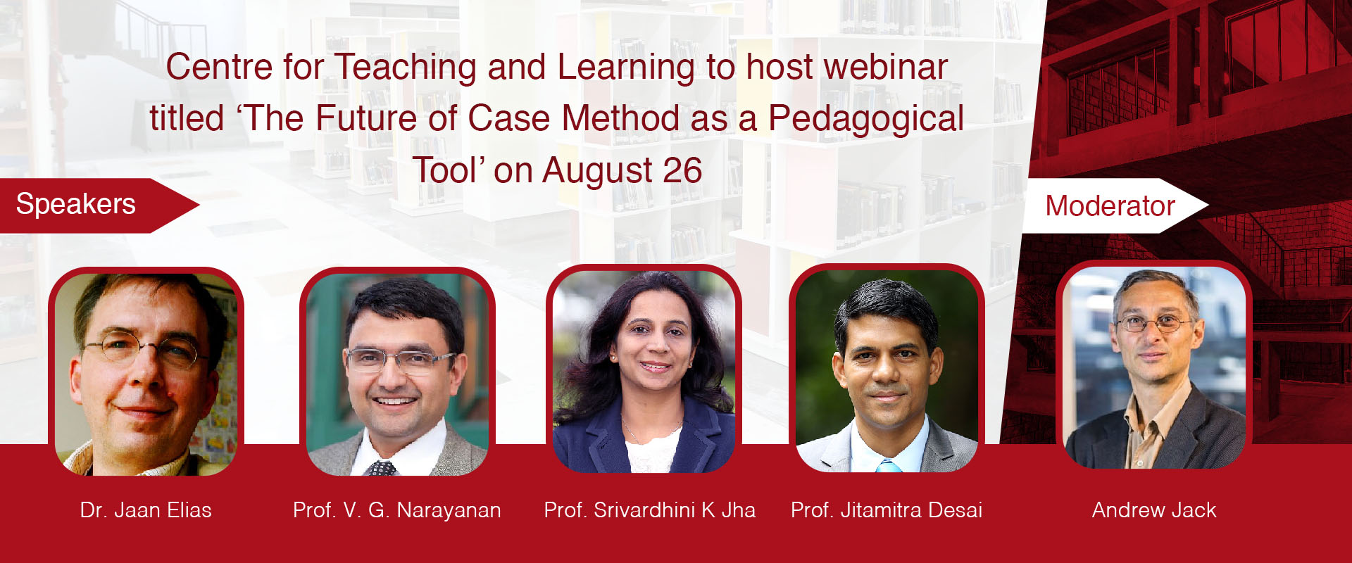 Centre for Teaching and Learning to host webinar titled ‘The Future of Case Method as a Pedagogical Tool’ on August 26