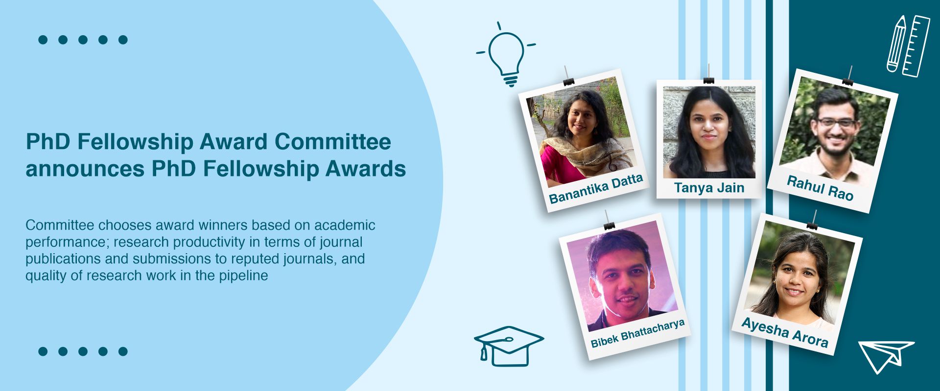 PhD Fellowship Award Committee announces PhD Fellowship Awards