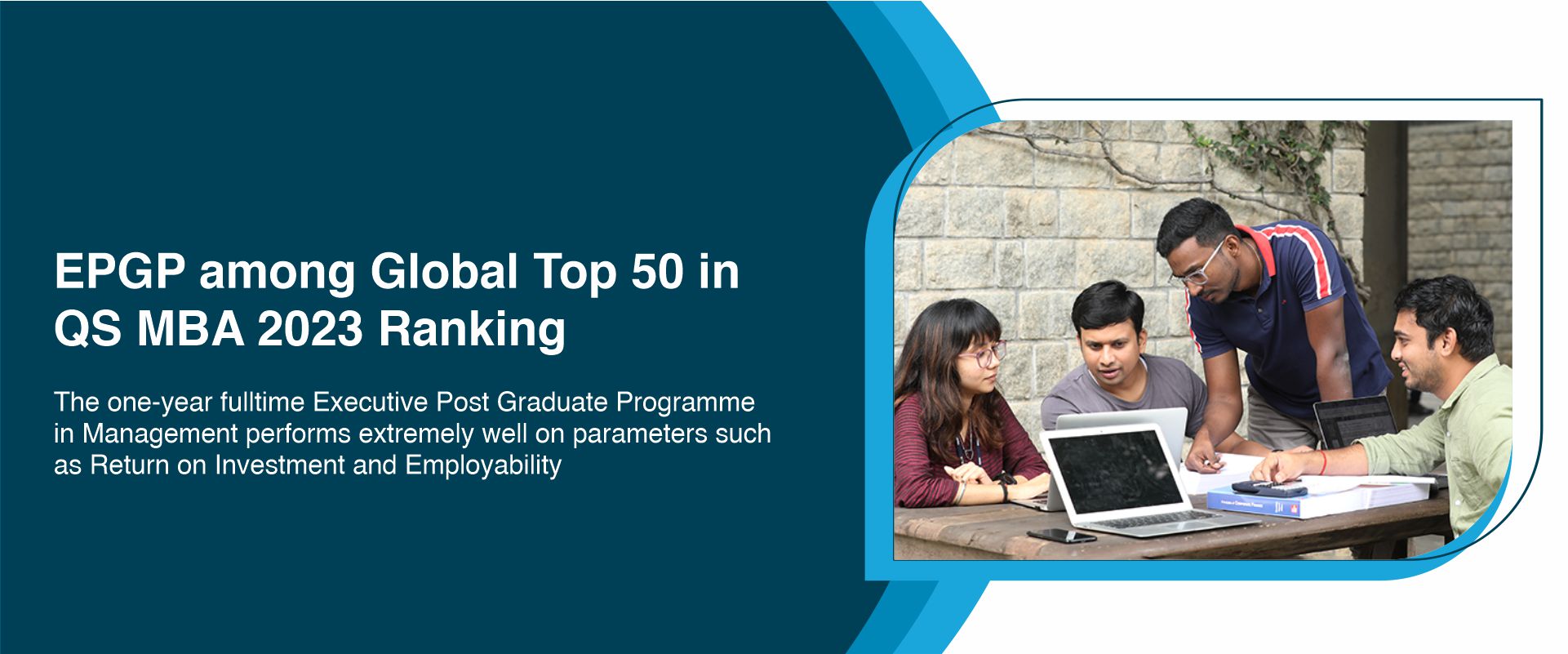 EPGP among Global Top 50 in QS MBA 2023 Ranking