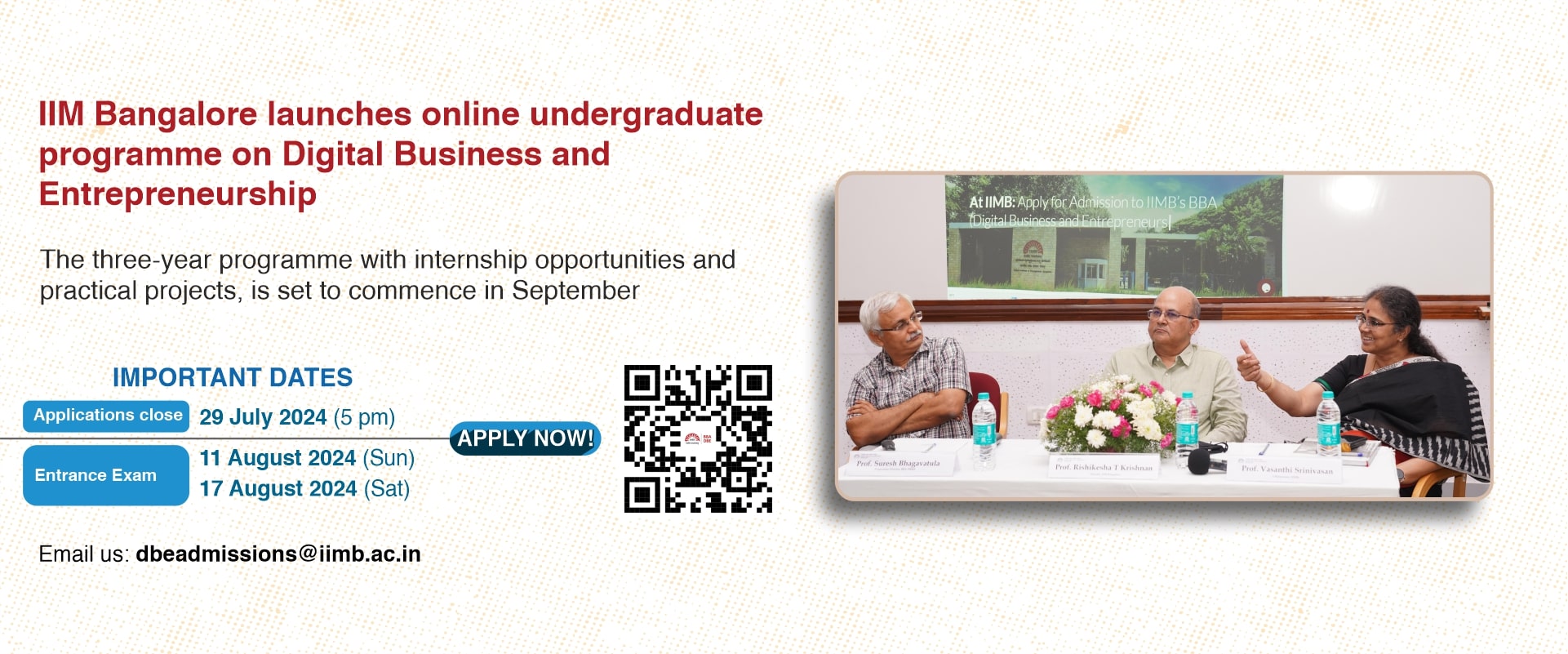  IIM Bangalore launches online undergraduate programme on Digital Business and Entrepreneurship 