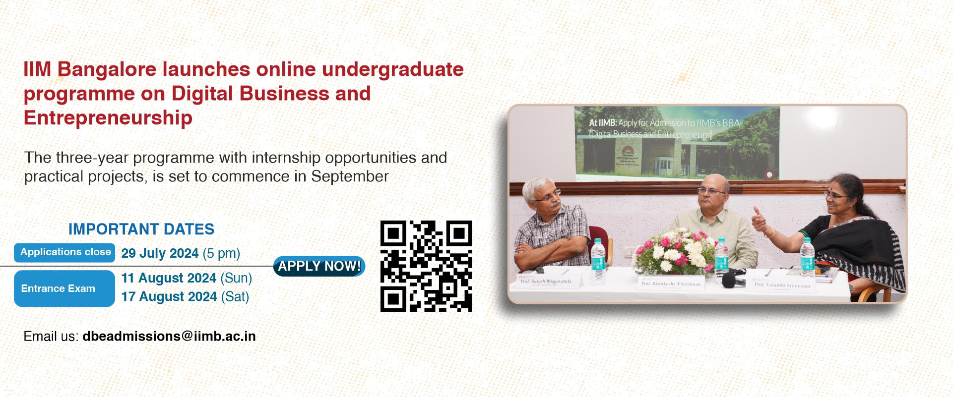  IIM Bangalore launches online undergraduate programme on Digital Business and Entrepreneurship 