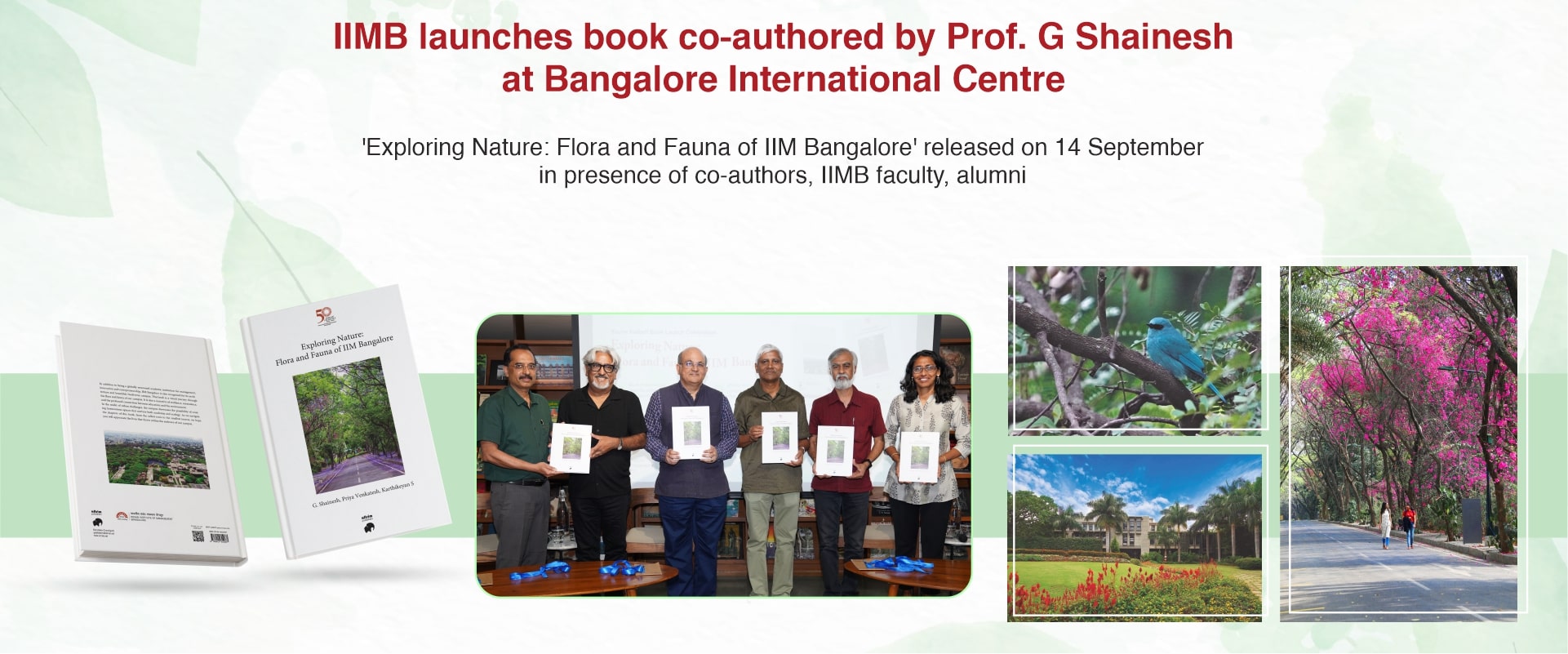 IIMB launches book co-authored by Prof. G Shainesh at Bangalore International Centre 