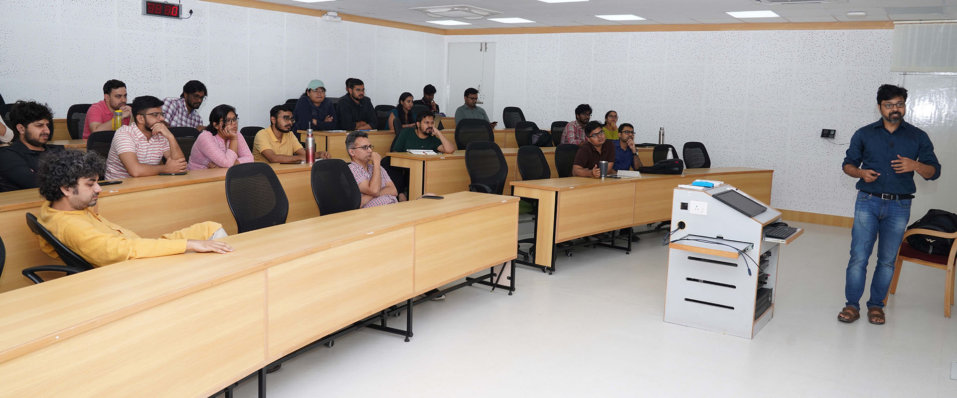 Prof. Anand Shrivastava from Azim Premji University spoke at the research seminar on " Social networks and experienced inequality" organized by Research and Publications (R&P) at IIM Bangalore on 12 September  2024.