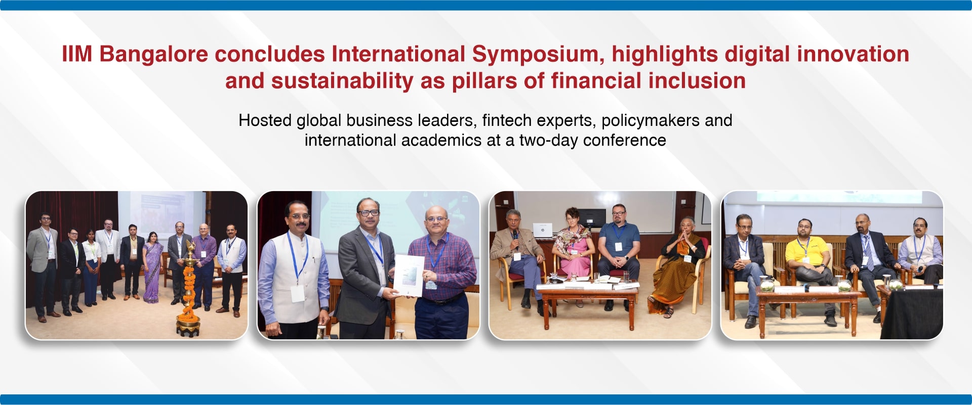 IIM Bangalore concludes International Symposium, highlights digital innovation and sustainability as pillars of financial inclusion