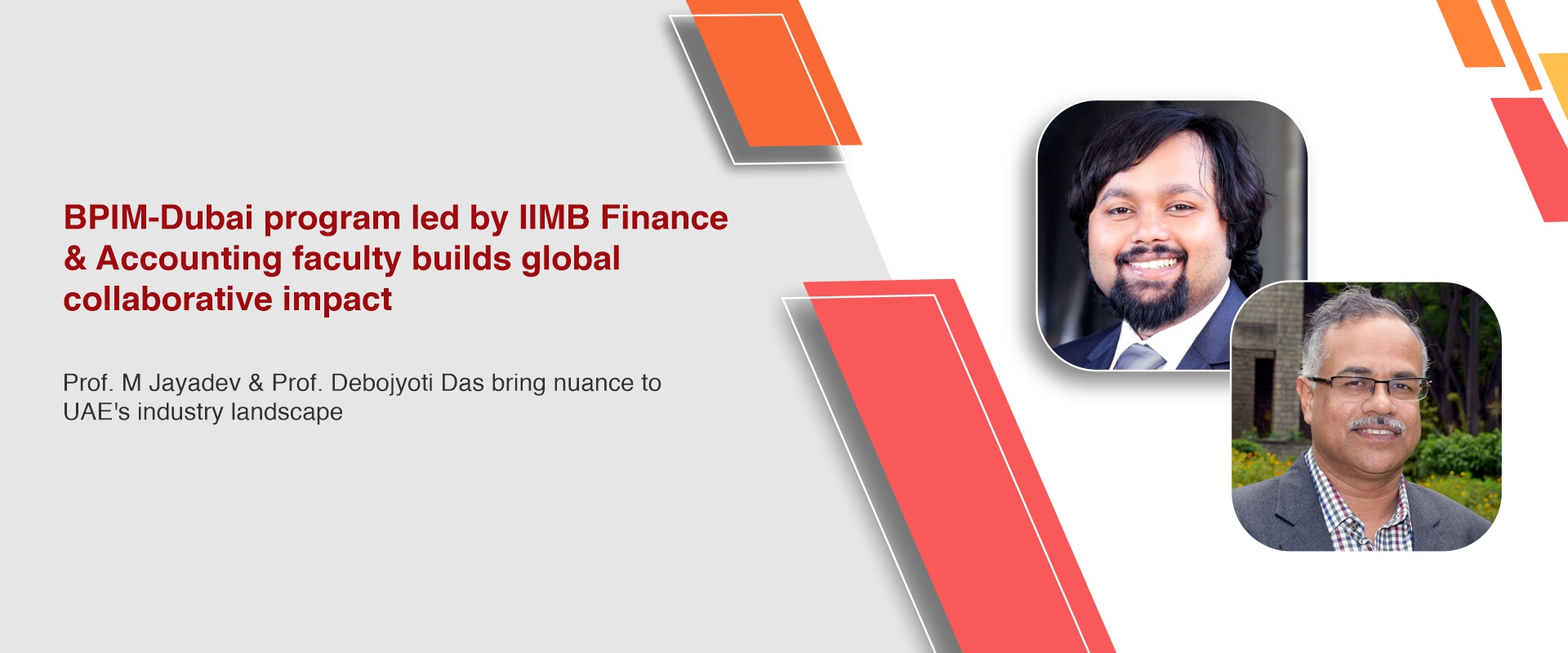 BPIM-Dubai program led by IIMB Finance & Accounting faculty builds global collaborative impact