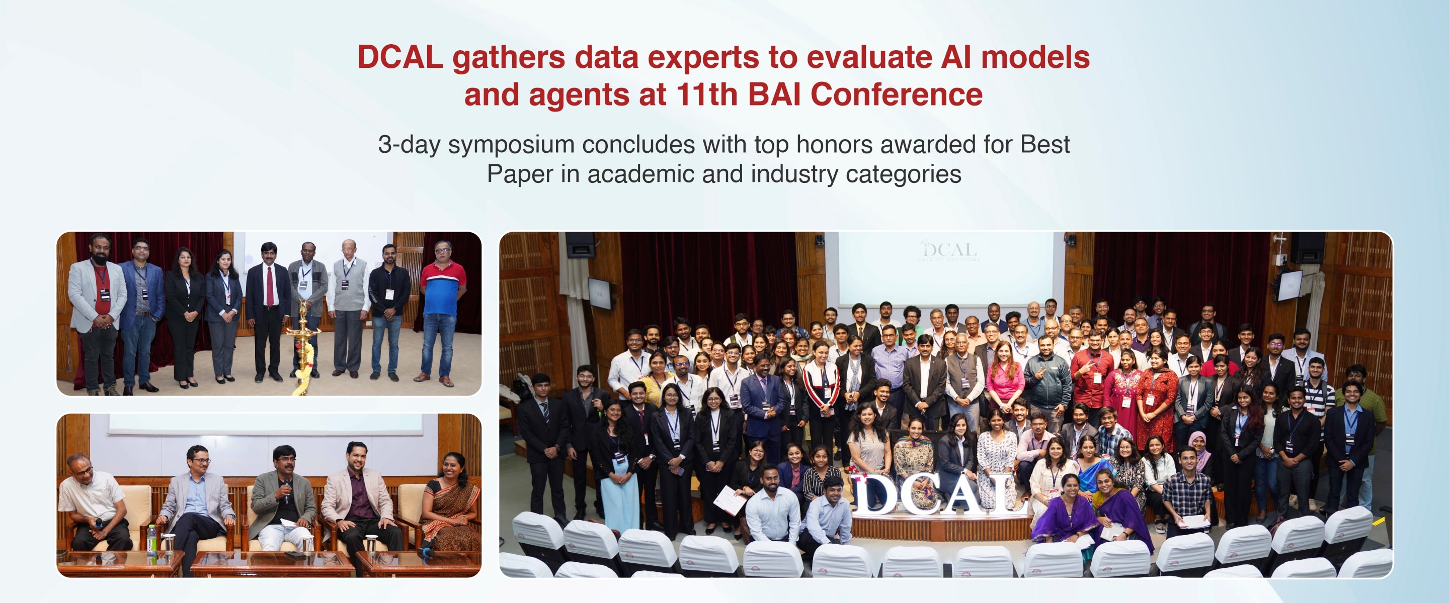 DCAL gathers data experts to evaluate AI models and agents at 11th BAI Conference 