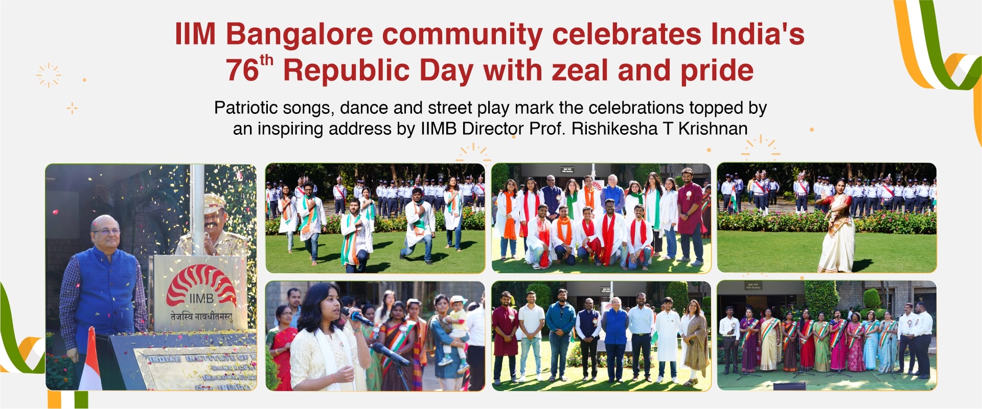  IIM Bangalore community celebrates India’s 76th Republic Day with zeal and pride 