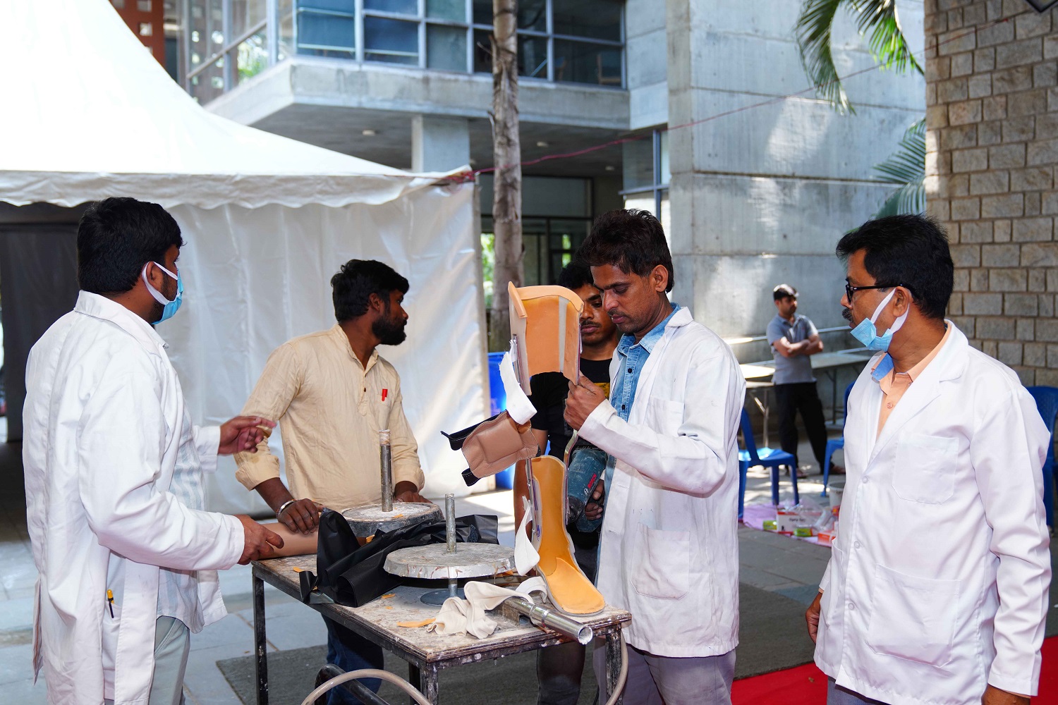 Prayaas at IIM Bangalore organizes free prosthetic limb camp