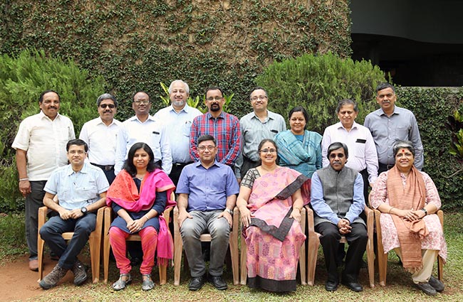 IIMB alumni are back at school; as part of a unique alumni relations strengthening initiative launched by the school, eight alumni with a keen interest in management education attend a five-day programme on campus