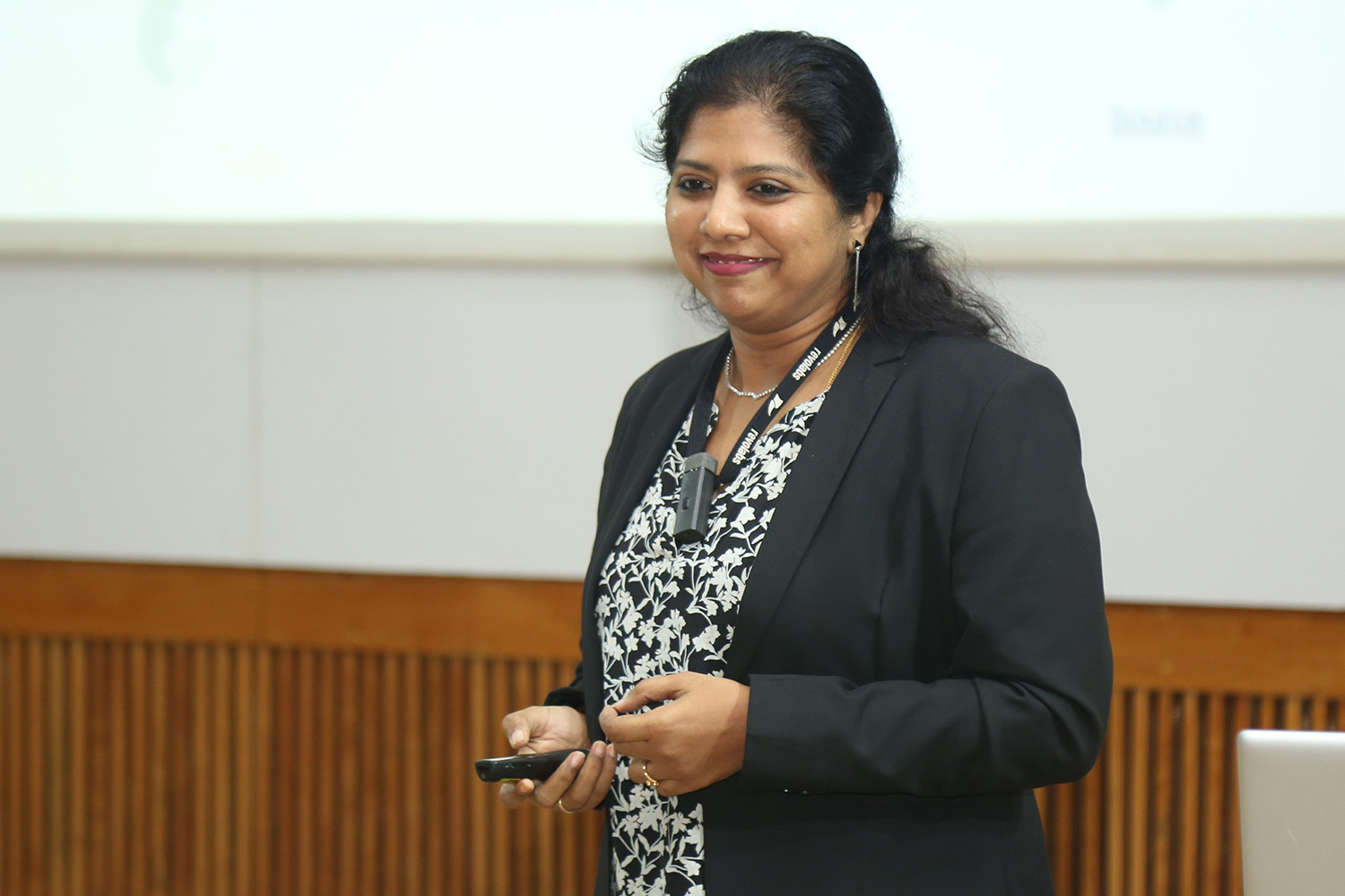 Usha Seetharaman, Senior Engineering Manager, LinkedIn, speaks on ‘Innovation through Experimentation’ at the Seventh International Conference on Business Analytics and Intelligence on December 05.